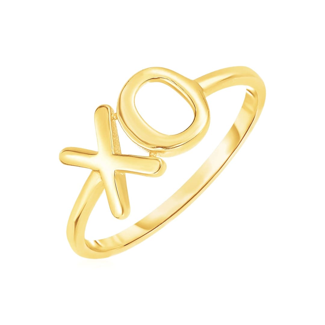 14k Yellow Gold with XO Ring | Richard Cannon Jewelry