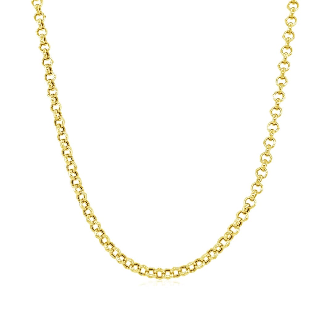 2.3mm 10k Yellow Gold Rolo Chain | Richard Cannon Jewelry