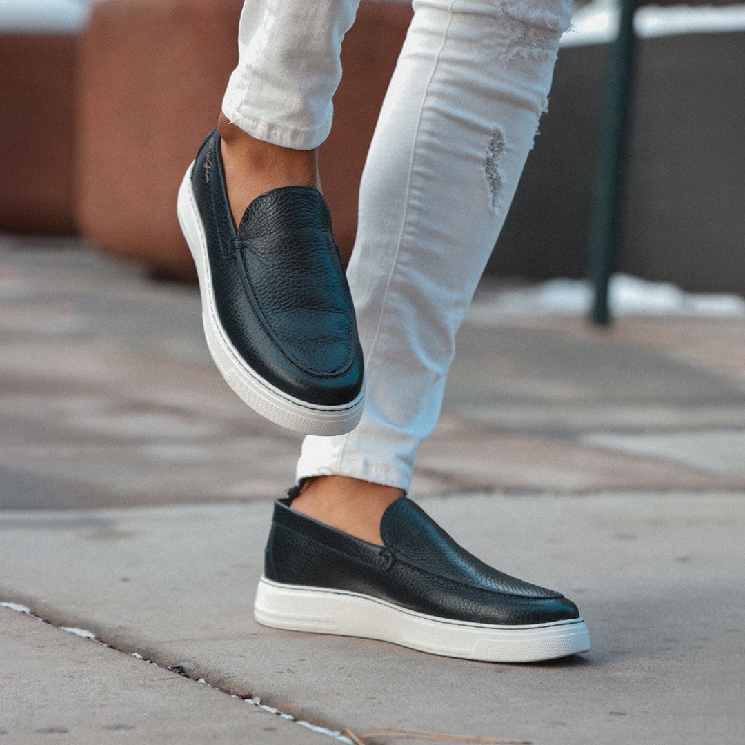 28’s Venetian Leather Low Top | GERNIE NYC