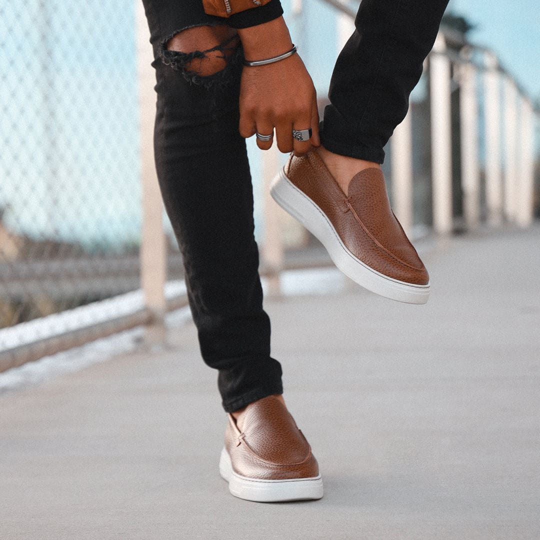 28’s Venetian Leather Low Top | GERNIE NYC