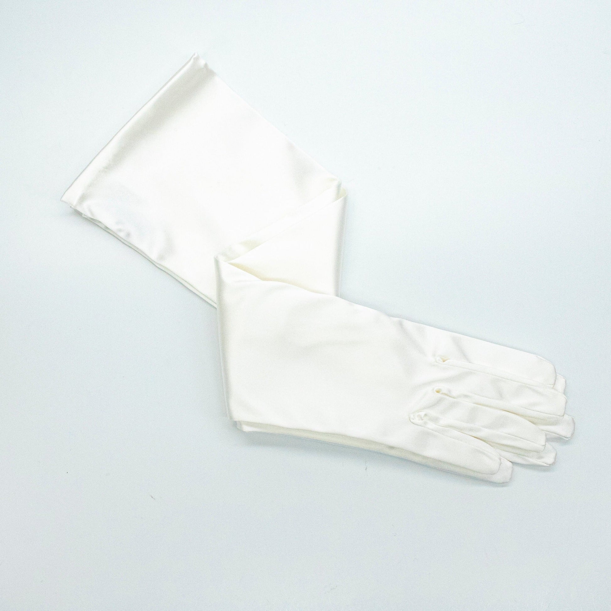 OPERA LENGTH SATIN GLOVES-3