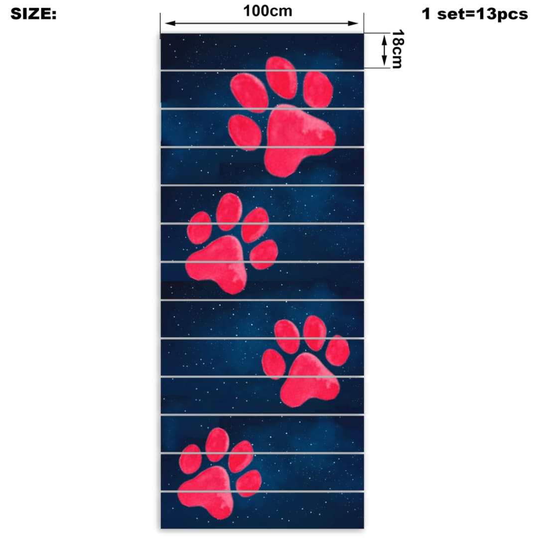 3D Paw Prints Stairs Stickers | The Urban Clothing Shop™