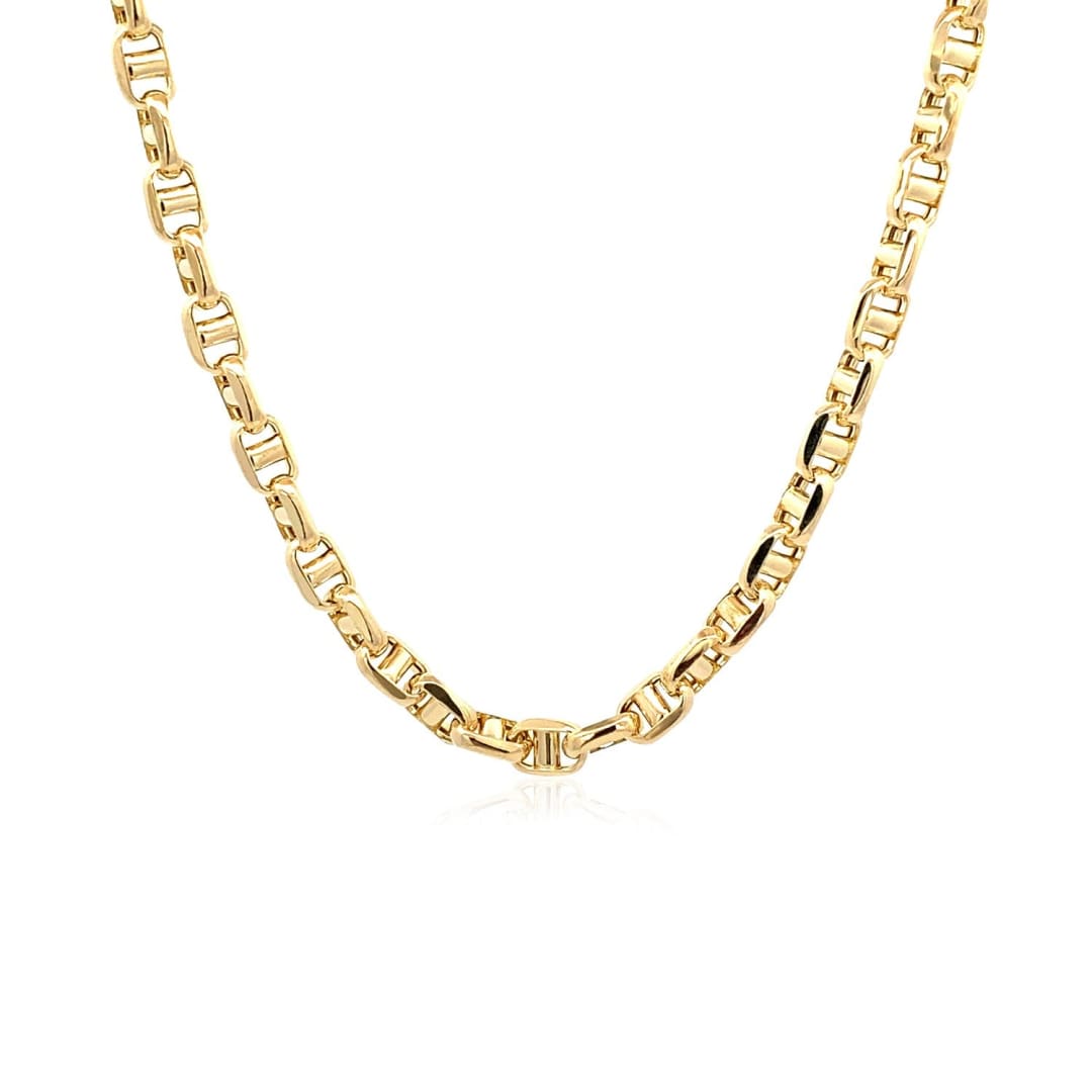 4.5mm 14k Yellow Gold Anchor Chain | Richard Cannon Jewelry