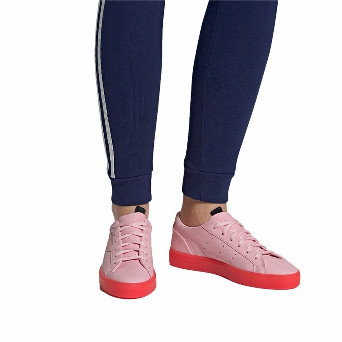 Women's casual trainers Adidas Originals Sleek Light Pink-8