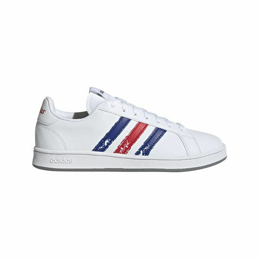 Men’s Casual Trainers Adidas Grand Court Base Beyond Red Blue White-0