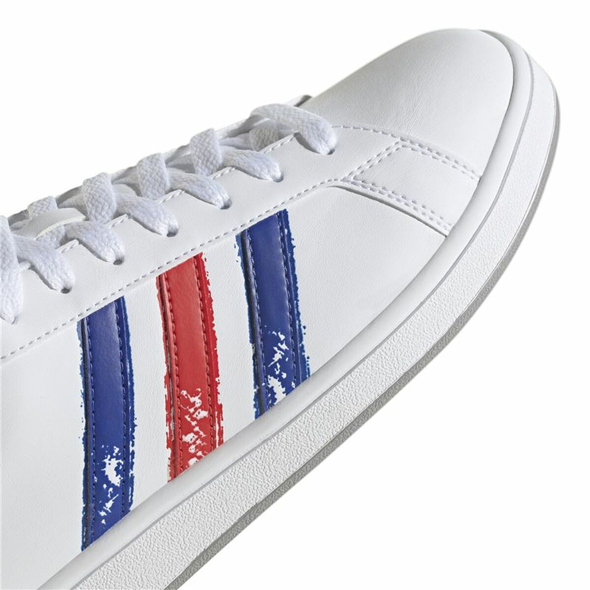 Men’s Casual Trainers Adidas Grand Court Base Beyond Red Blue White-5