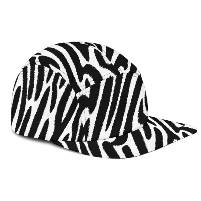 5 Panel Hat Zebra Animal Print | The Urban Clothing Shop™