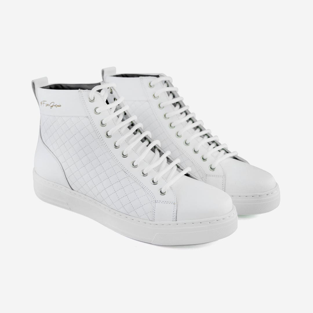 52’s Quilted Napa High Top | GERNIE NYC