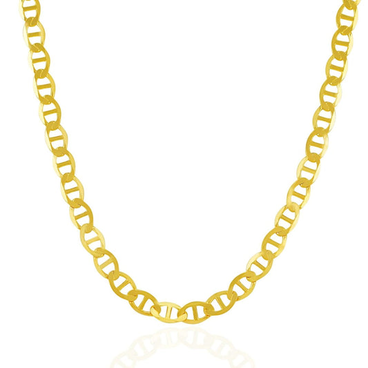 6.3mm 14k Yellow Gold Mariner Link Chain | Richard Cannon Jewelry