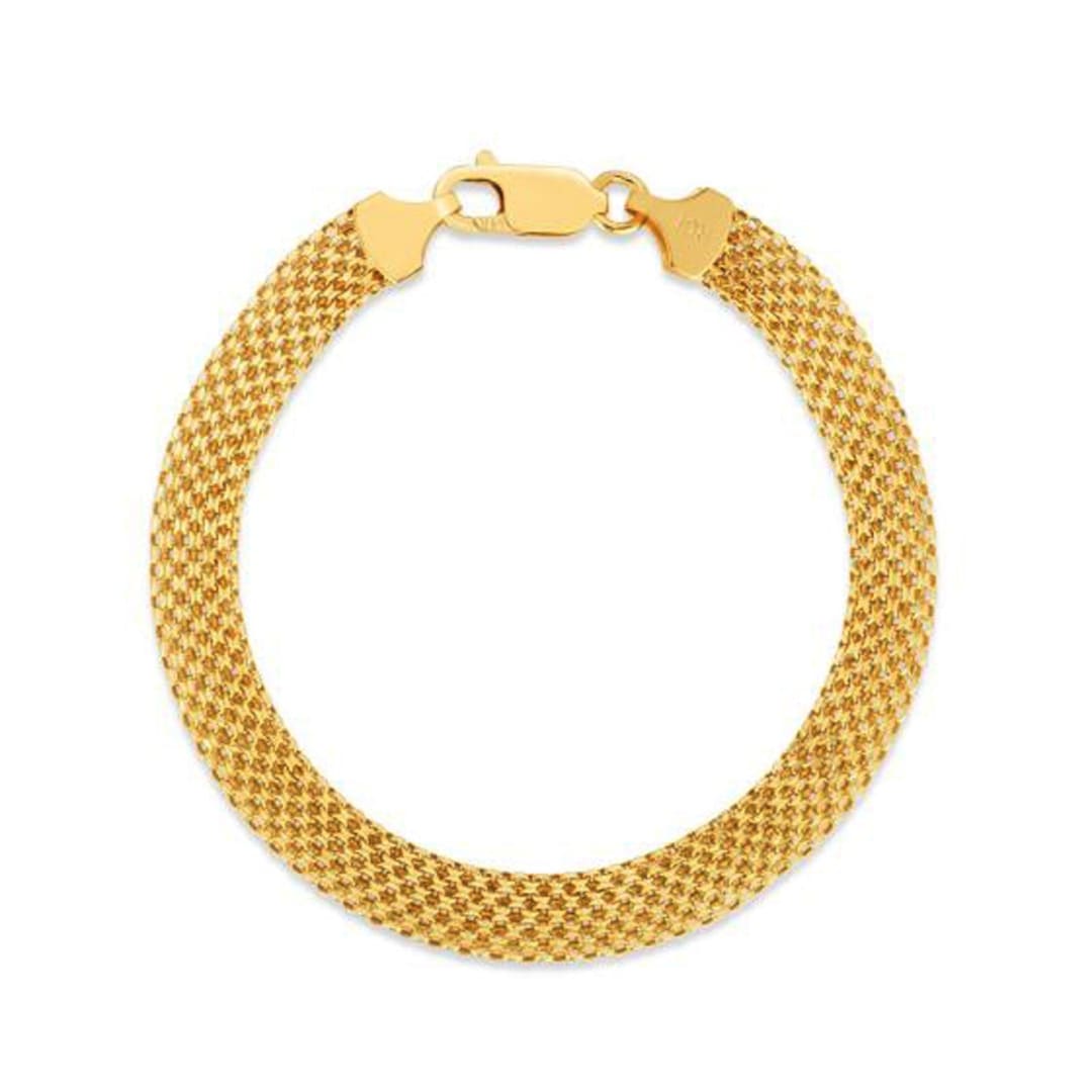 7.0mm 14k Yellow Gold Bismark Bracelet | Richard Cannon Jewelry