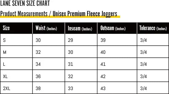 IAKAM S9 Unisex Premium Fleece Joggers | Lane Seven