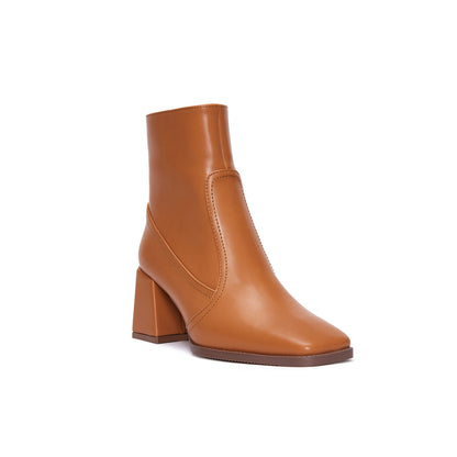 Luxe Fall/Winter Ankle Boots with Square Toe