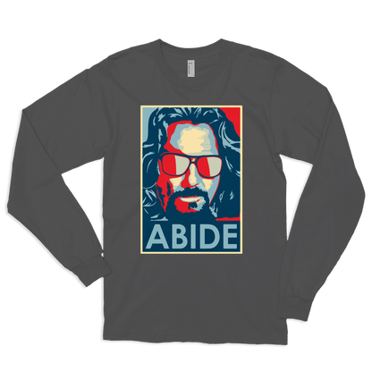 Big Lebowski Abide, Hope Style Long Sleeve Shirt-2