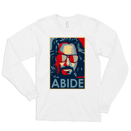 Big Lebowski Abide, Hope Style Long Sleeve Shirt-3