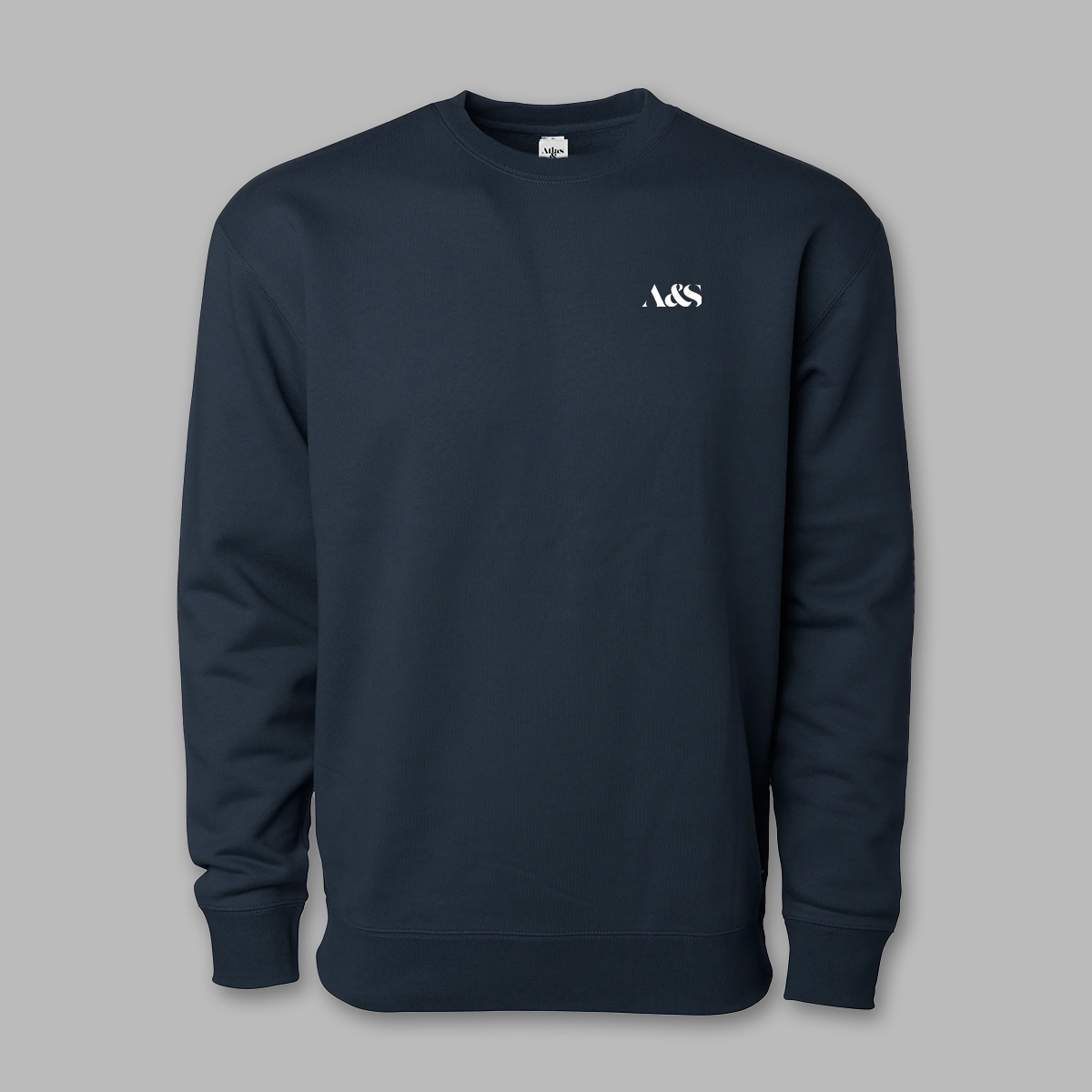 A&S Embroidered Heavyweight Crewneck Sweatshirt-5