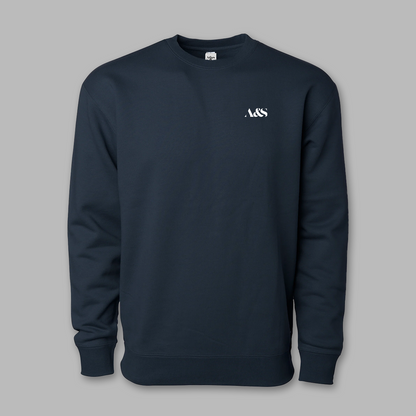A&S Embroidered Heavyweight Crewneck Sweatshirt-5