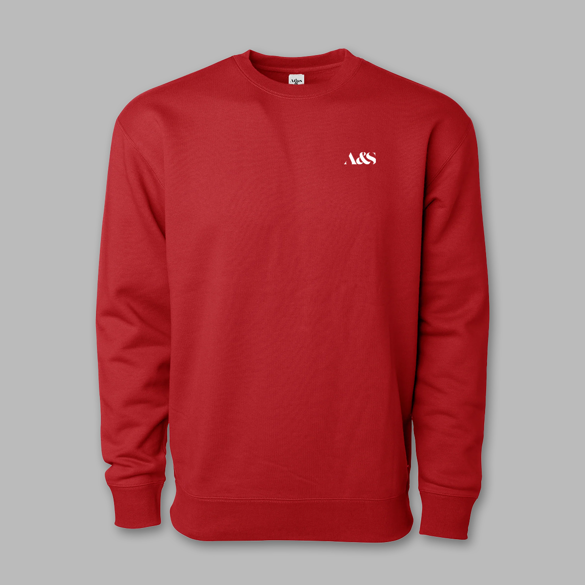 A&S Embroidered Heavyweight Crewneck Sweatshirt-2