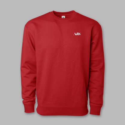 A&S Embroidered Heavyweight Crewneck Sweatshirt-2