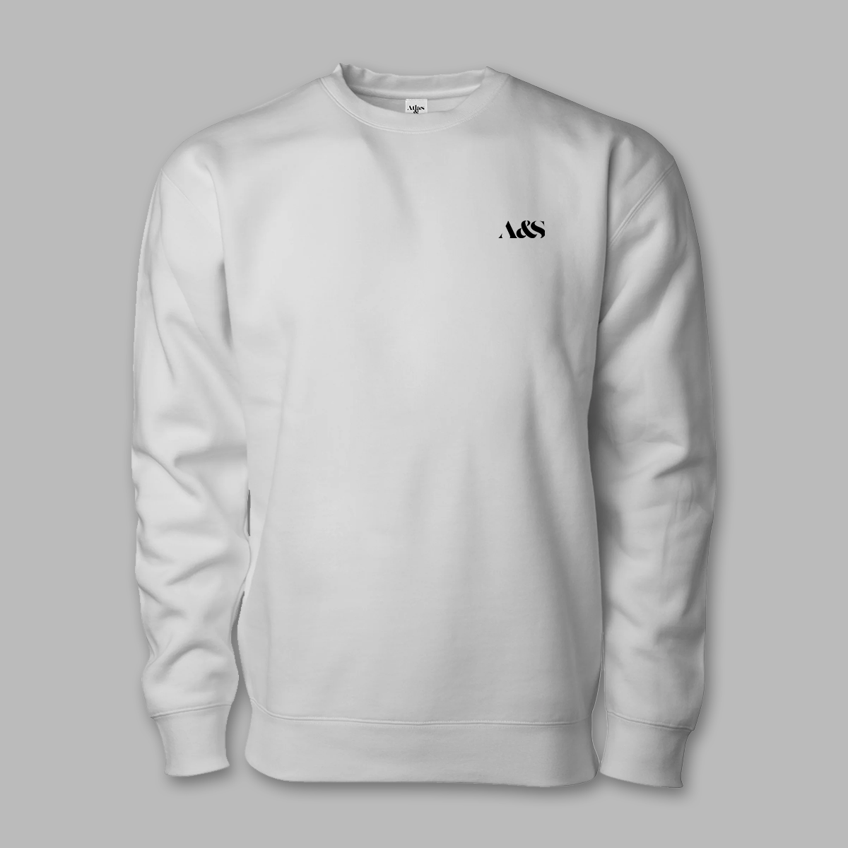 A&S Embroidered Heavyweight Crewneck Sweatshirt-1