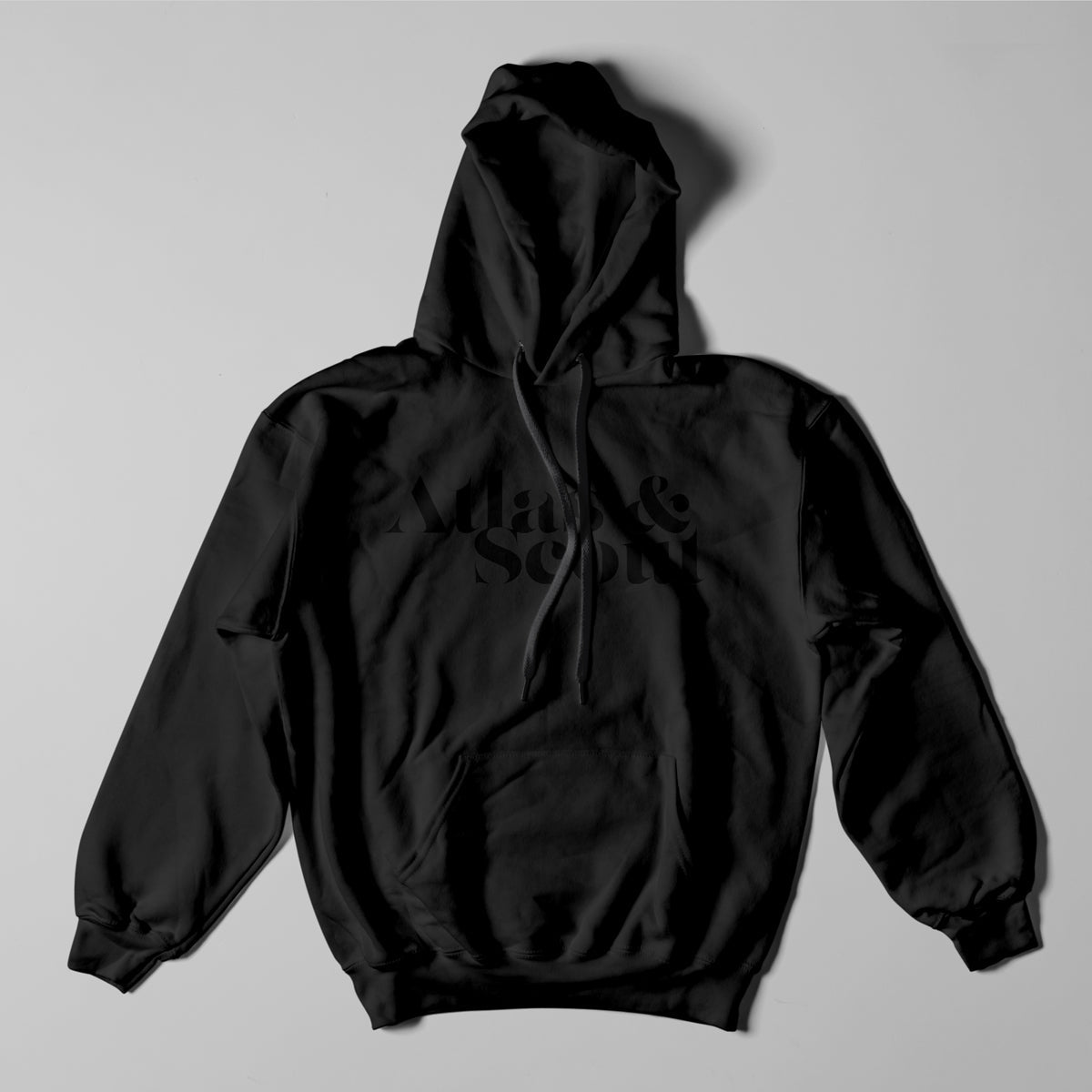 Atlas & Scout Embroidered Blackout Heavy Hoodie-0