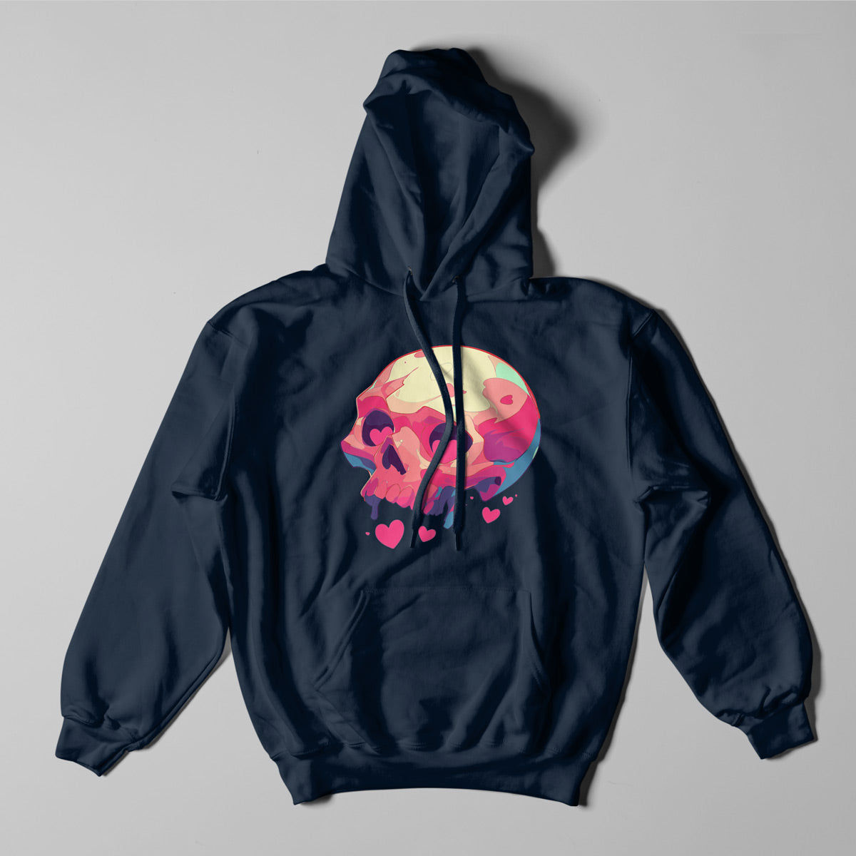 Atlas & Scout - Skull & Hearts Heavyweight Pullover Hoodie-2
