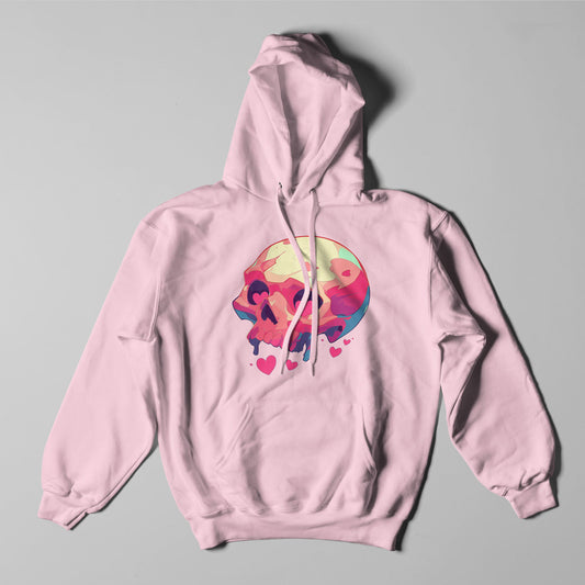 Atlas & Scout - Skull & Hearts Heavyweight Pullover Hoodie-0