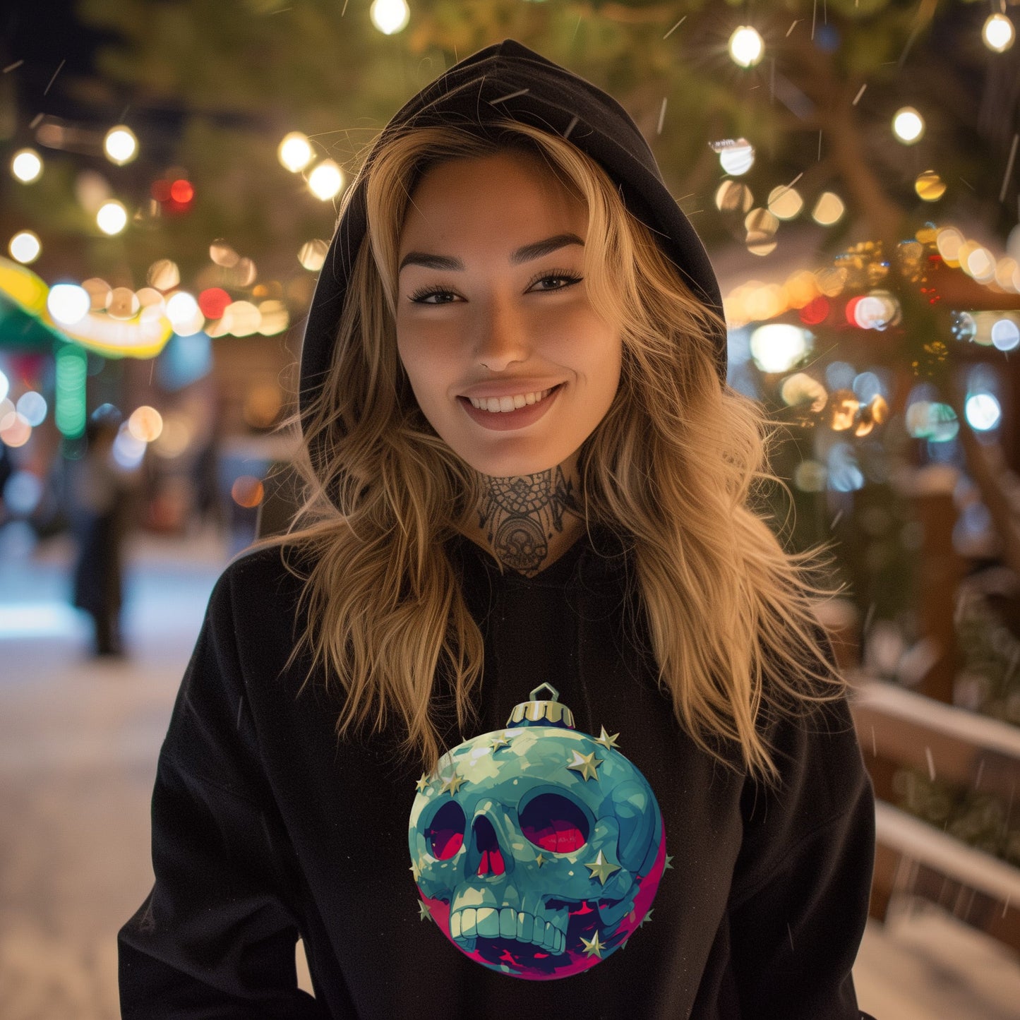 Atlas & Scout - Skull & Stars Heavyweight Pullover Hoodie-0