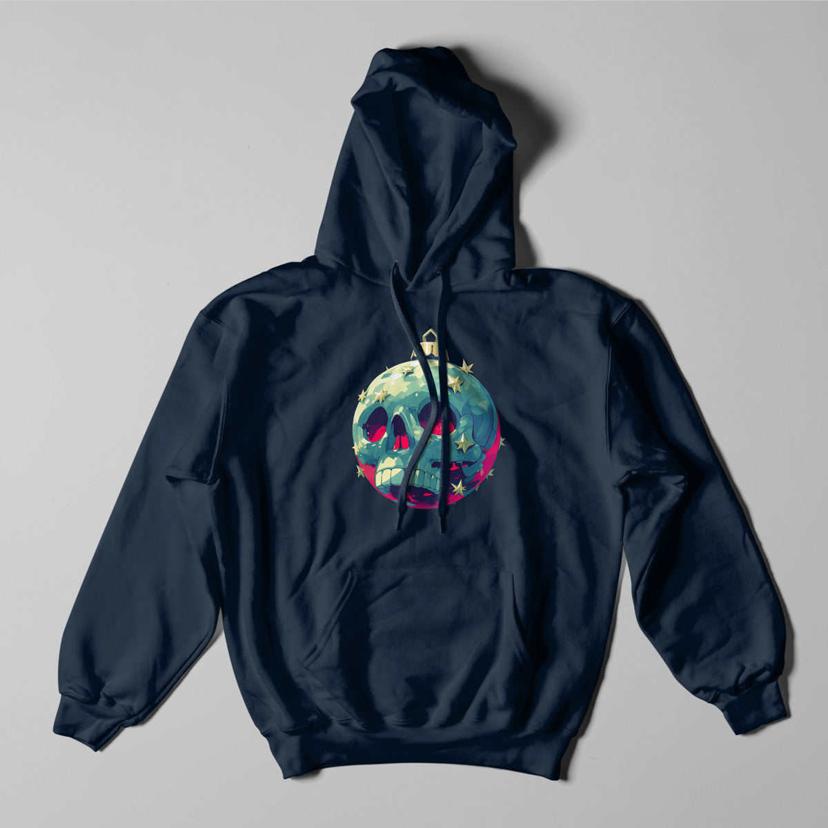 Atlas & Scout - Skull & Stars Heavyweight Pullover Hoodie-1