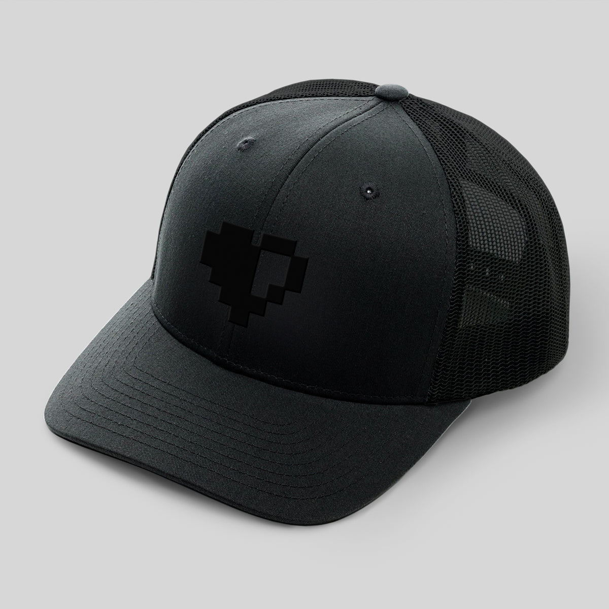 Atlas & Scout - Black Heart Trucker Hat-0