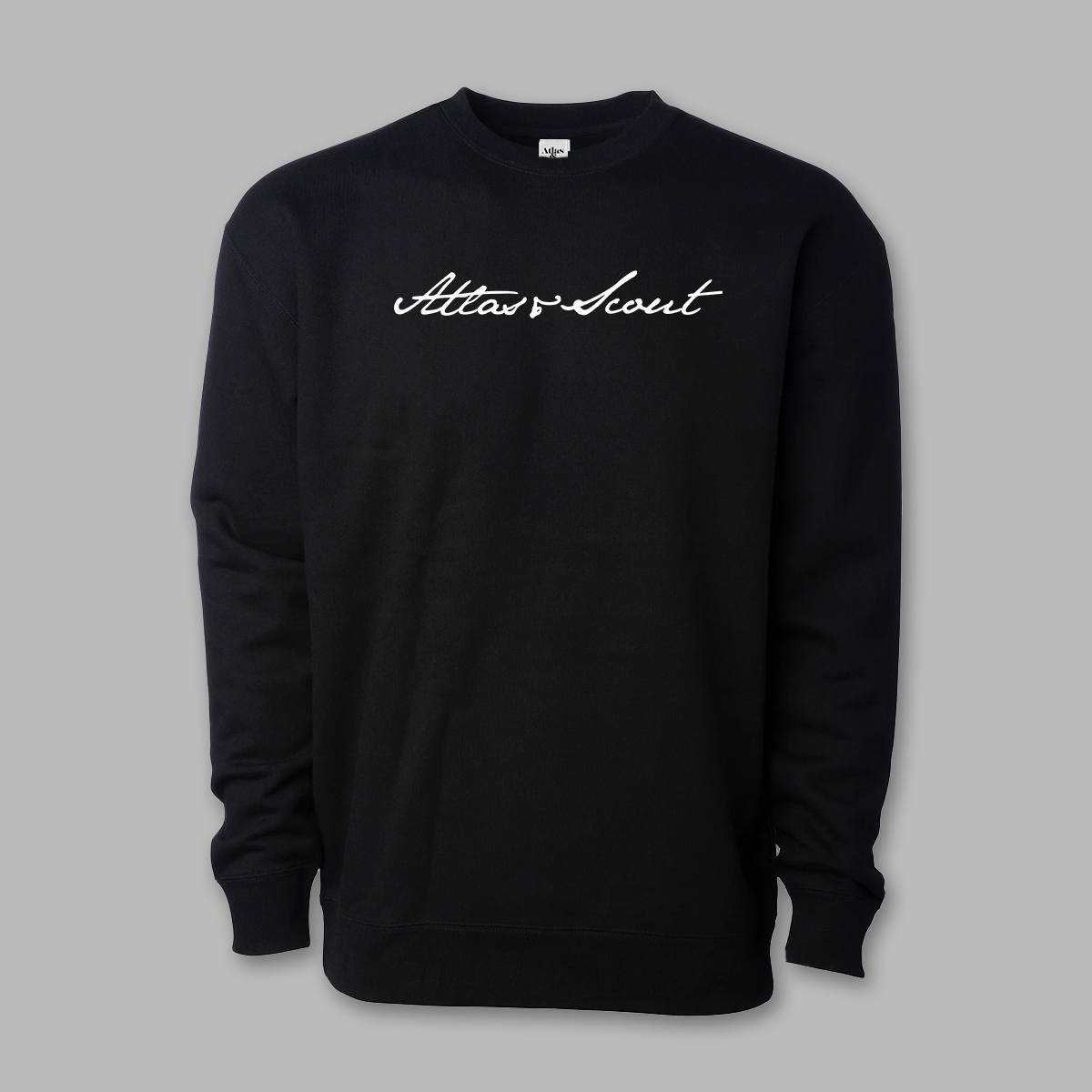 A&S Embroidered Script Crewneck-0