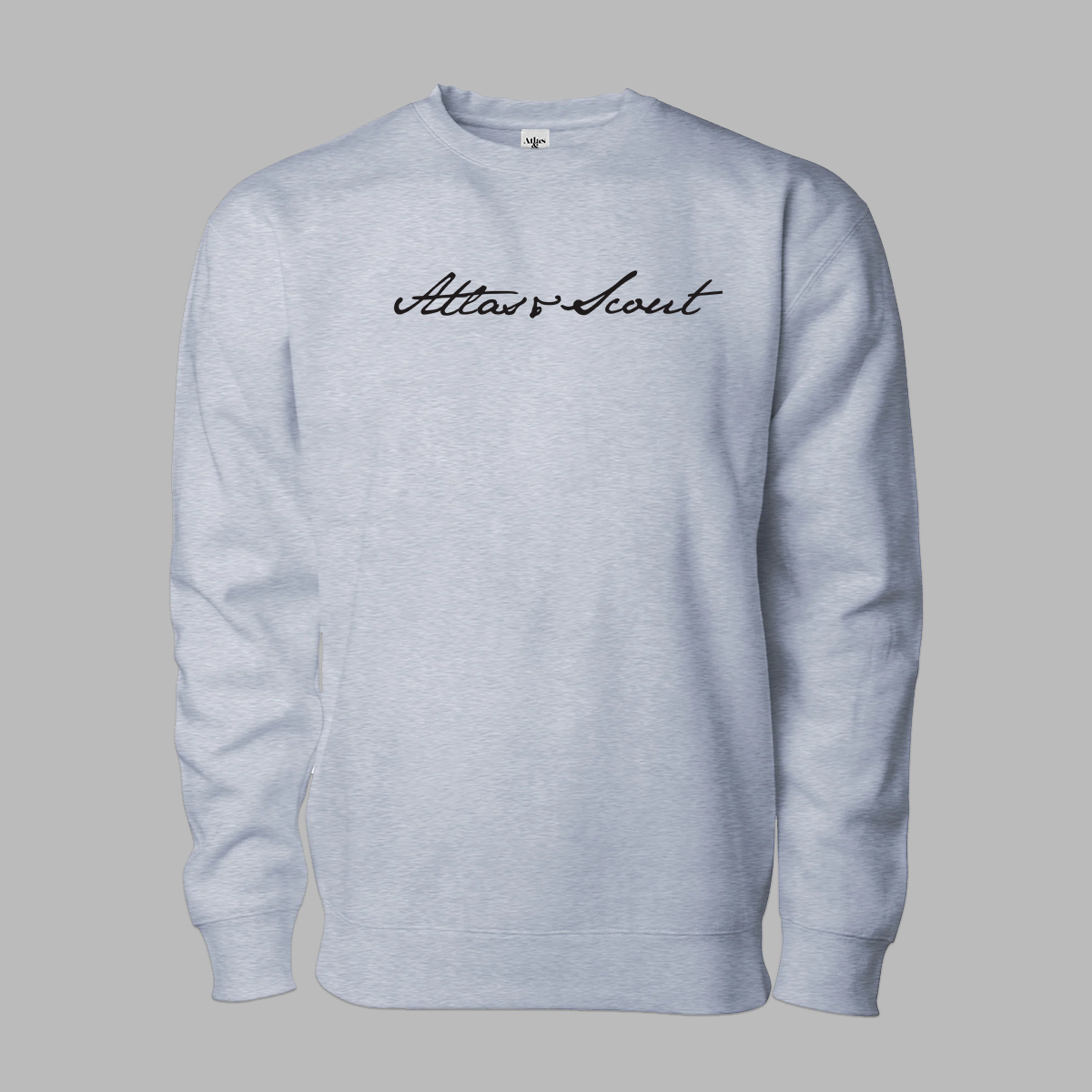 A&S Embroidered Script Crewneck-1
