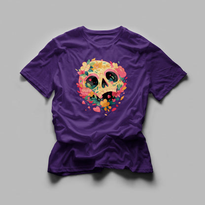 Atlas & Scout - Flower Skull Tee-3