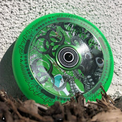 Chubby Lab Neon Green 110mm - Single Wheel-2