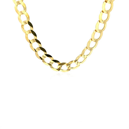 10k Yellow Gold Curb Chain (8.20 mm)-4