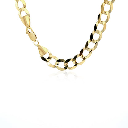 10k Yellow Gold Curb Chain (8.20 mm)-5