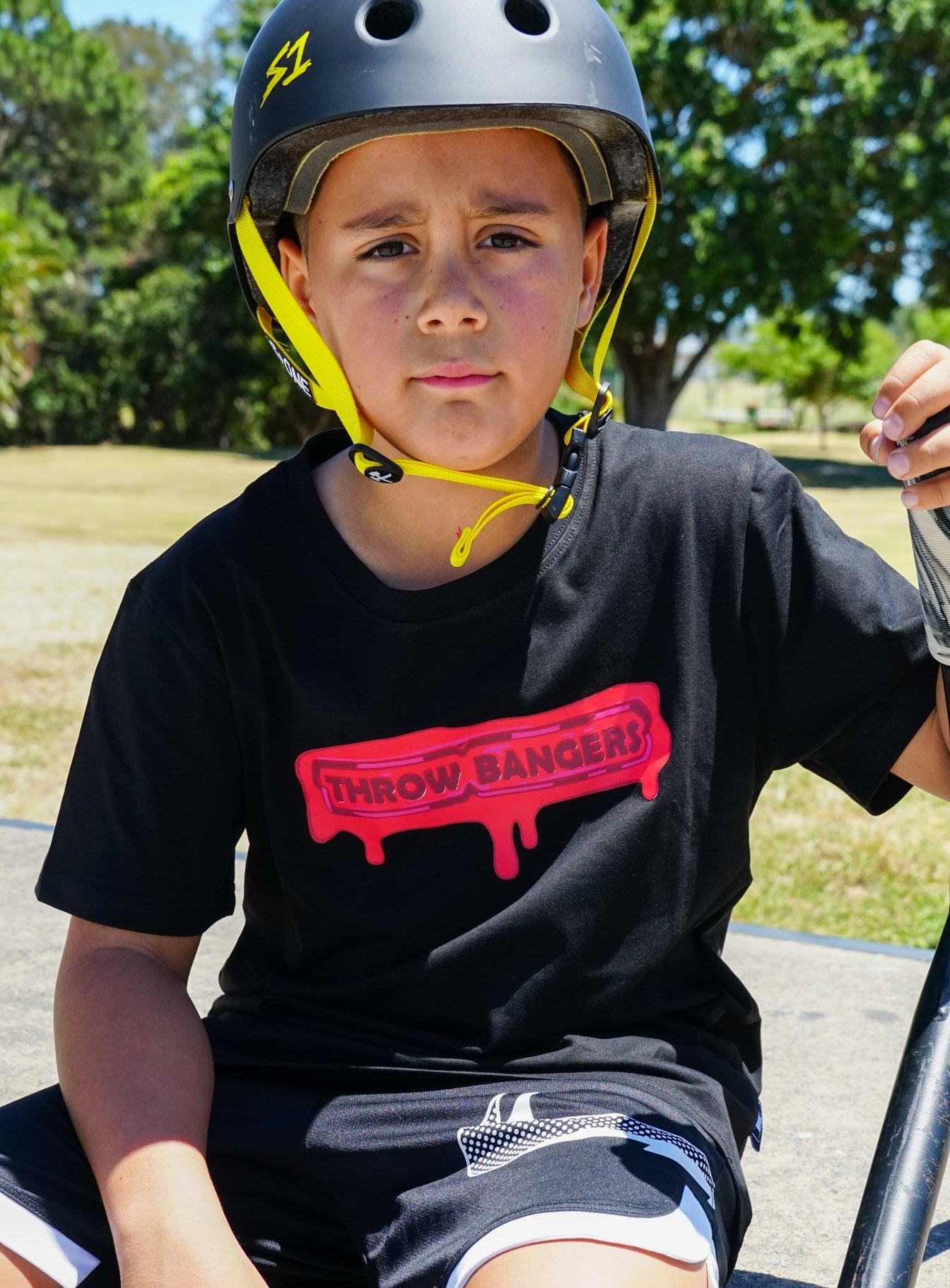 Figz Throw Bangers - Kids Tee-0