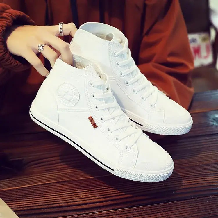 TUCS High Top Leather Casual Sneakers