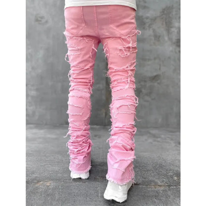 Ripped Skinny Streetwear Denim Jeans