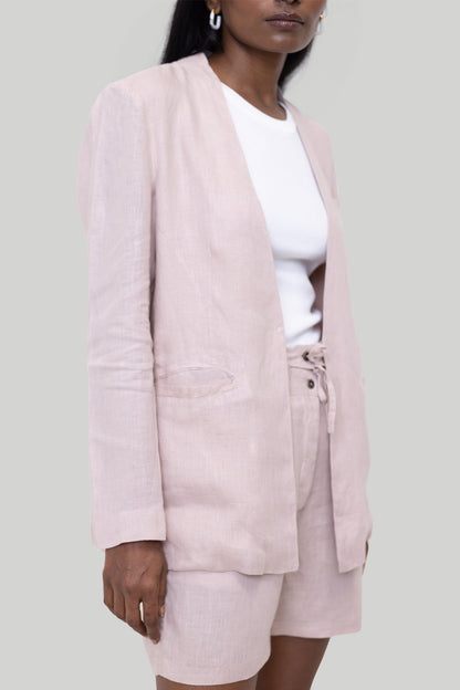 Summer Heat Blazer in Pink-4