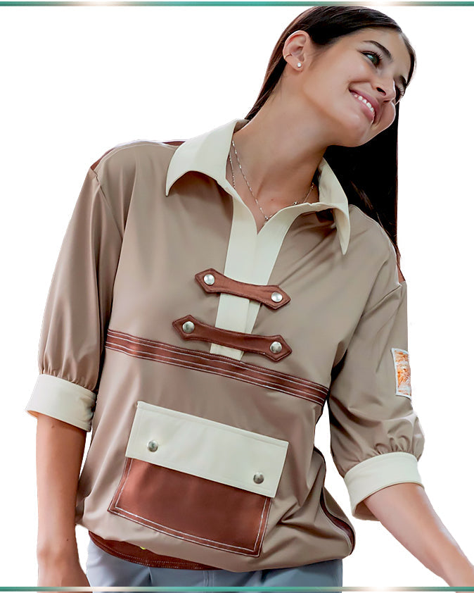 Savana Lion Blouse-2