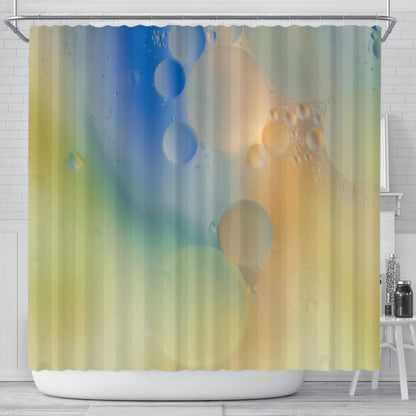 Abstract Oil and Water Shower Curtains | The Urban Clothing Shop™