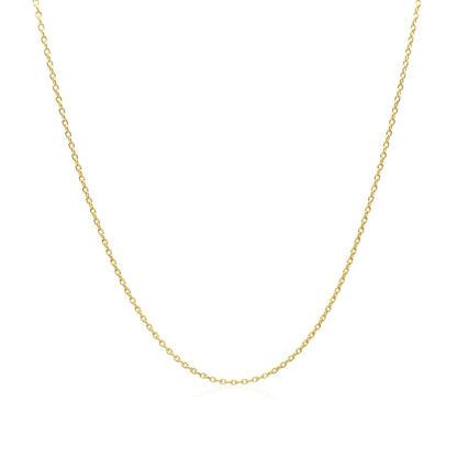 Adjustable Cable Chain in 14k Yellow Gold (1.0mm) | Richard Cannon Jewelry