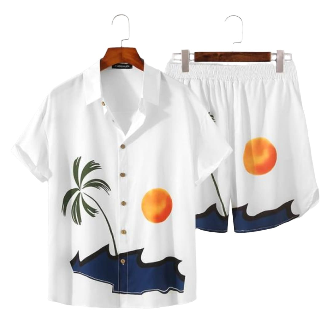 ALOHA Hawaiian Beach Shorts Set | The Urban Clothing Shop™