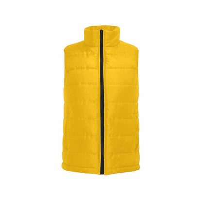 School Bus Yellow Men’s Padded Vest | The Urban Clothing Shop™