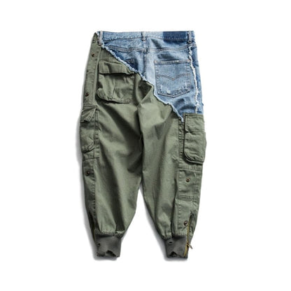 Ankle Zipper Patchwork Cargo Pants | The Urban Clothing Shop™