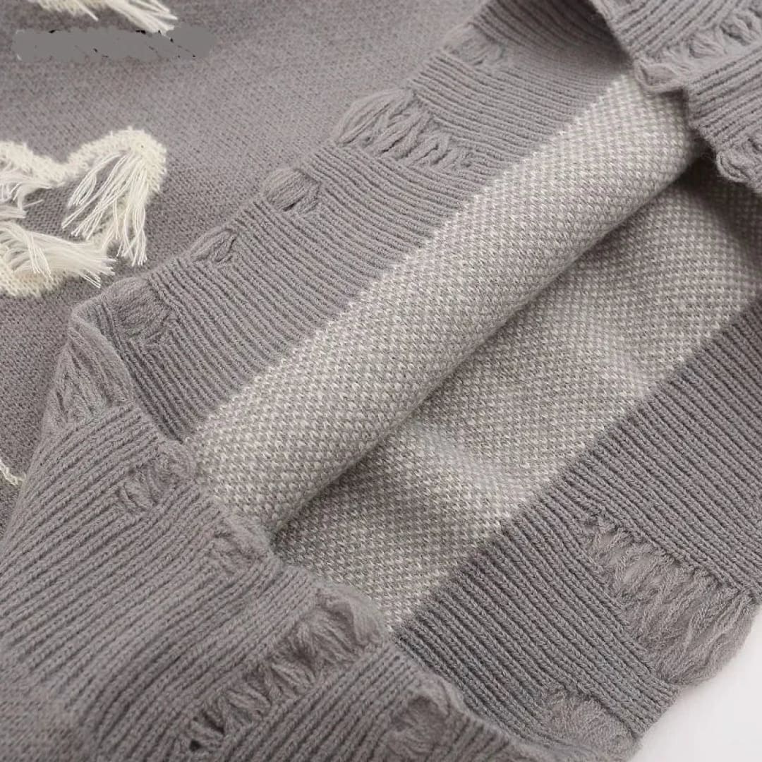 Artisan Distressed Crewneck Sweater | The Urban Clothing Shop™