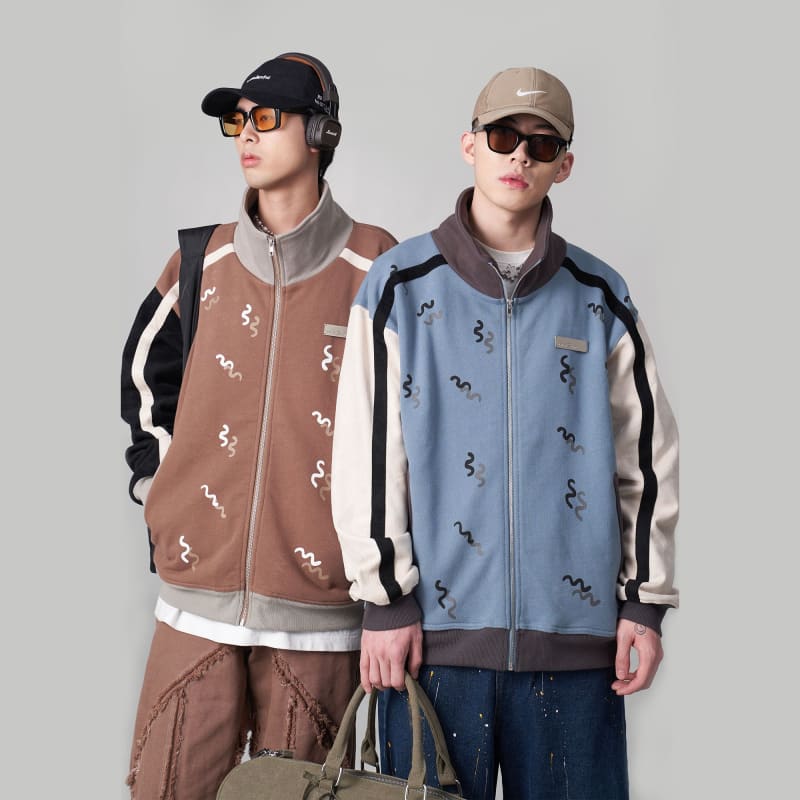 Autumn Wave Turtleneck Jacket | The Urban Clothing Shop™