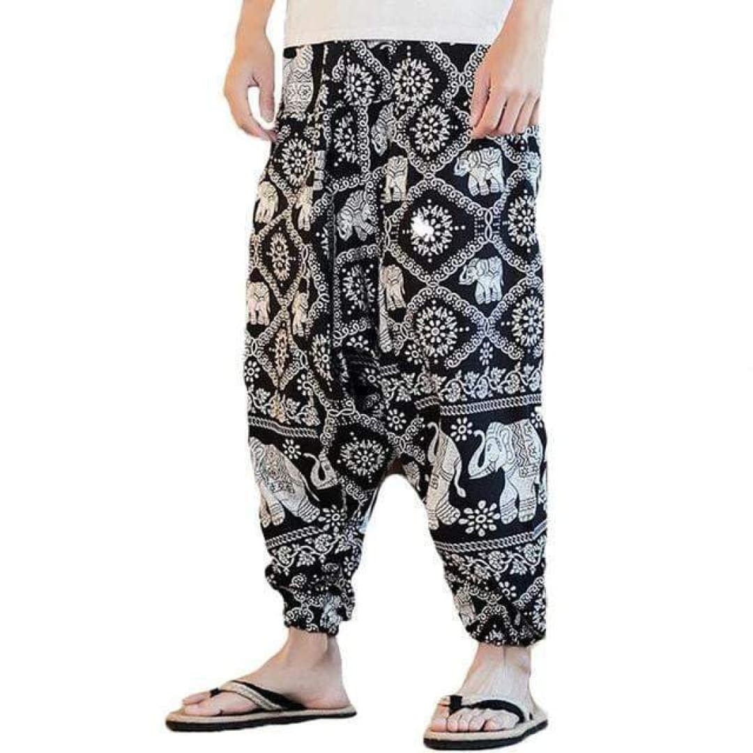 Baggy Linen Harem Pants | The Urban Clothing Shop™