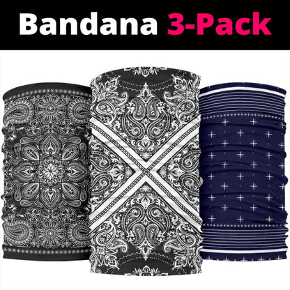 Bandana on Bandana 3-Pack | The Urban Clothing Shop™
