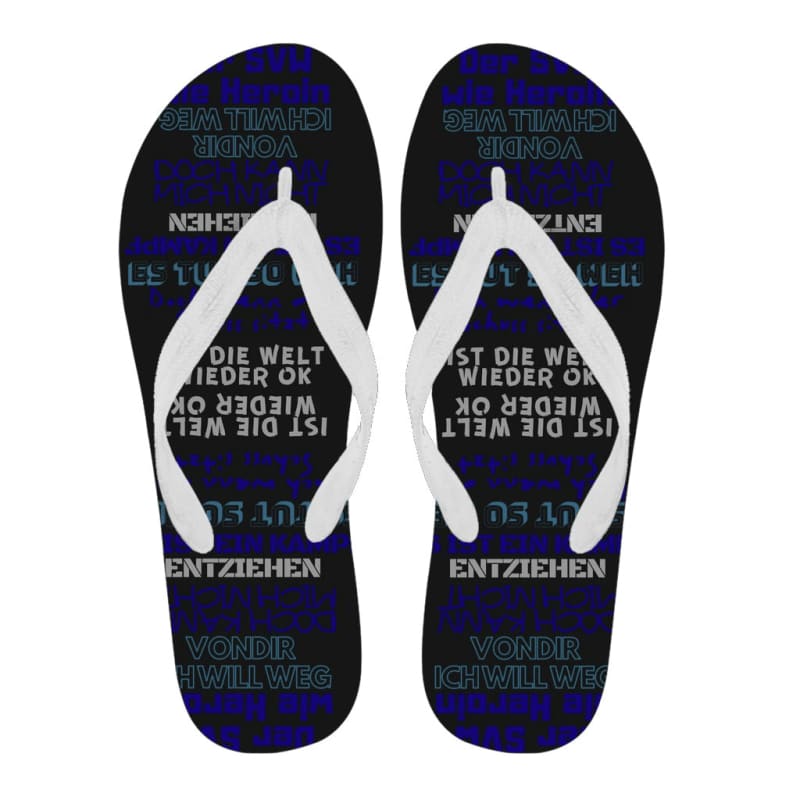 Barackler Flip Flops - Black | The Urban Clothing Shop™